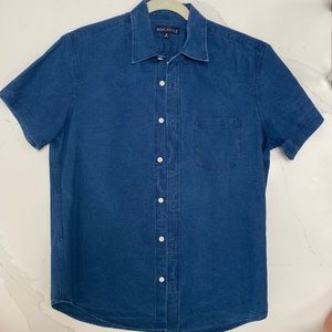 J.Crew short sleeve Denim Casual Button Down Shirt